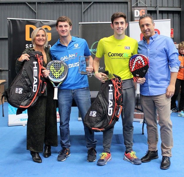 Jon Sanz y Christian Calneggia y Maite Gabarrús y Marta Sexmilo, Campeones Navarros Absolutos