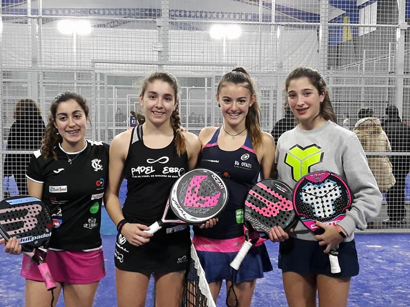 Nerea Fuente y Ane D&aacute;vila, semifinalistas en el primer torneo del Circuito de Menores