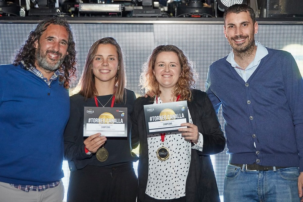 Maite Gabarrús y Marta Sexmilo y Fabián Ordóñez e Ignacio Santos se reparten los títulos en el Trofeo Canalla