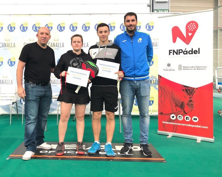 Maite Gabarrús y Daniel Zugasti, se llevan el Campeonato Navarro Mixto