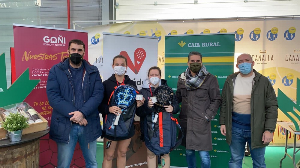 Jon Sanz e Iñigo Zaratiegui y Maite Gabarrús y Marta Sexmilo, Campeones Navarros Absolutos 2020