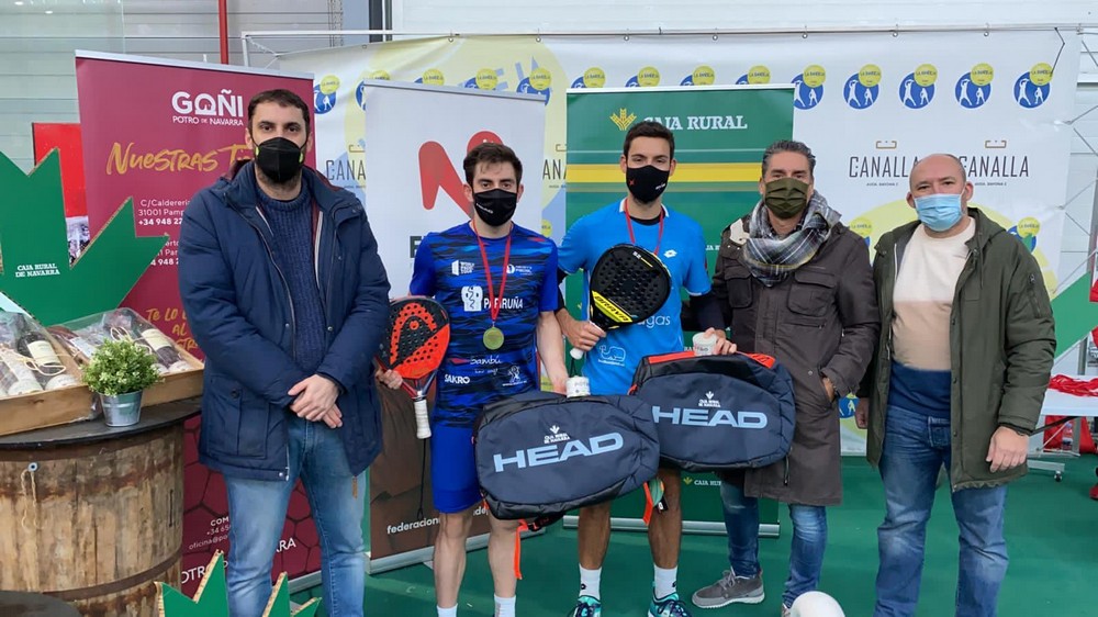 Jon Sanz e I&ntilde;igo Zaratiegui y Maite Gabarr&uacute;s y Marta Sexmilo, Campeones Navarros Absolutos 2020