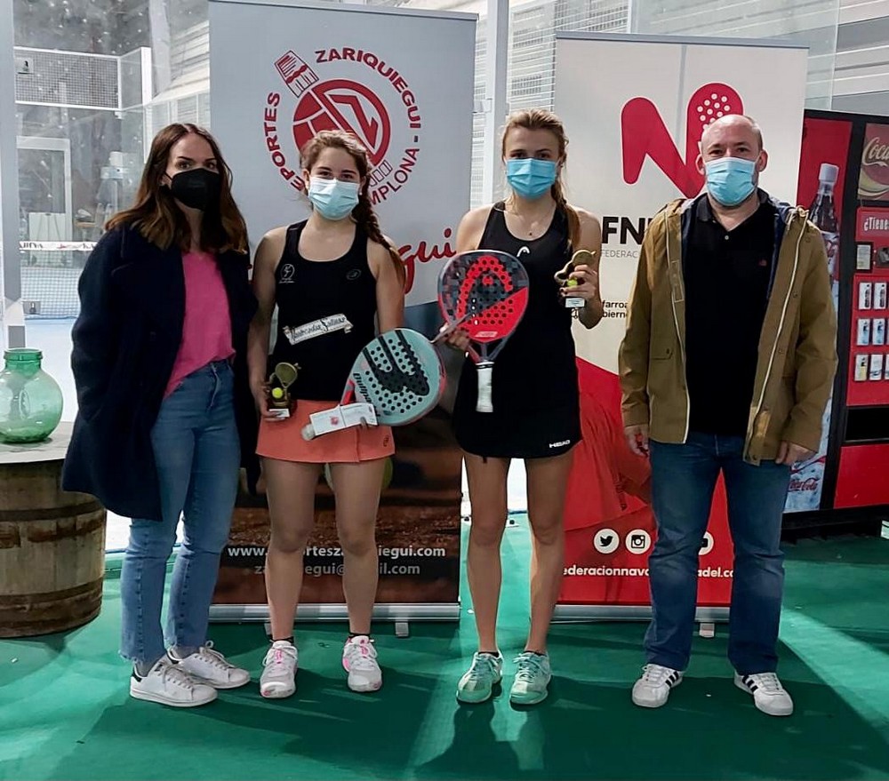 Aimar Goñi y Álvaro Sola y Leyre Baldellou y Martina Fassio, vencen en el Campeonato Navarro Sub 23