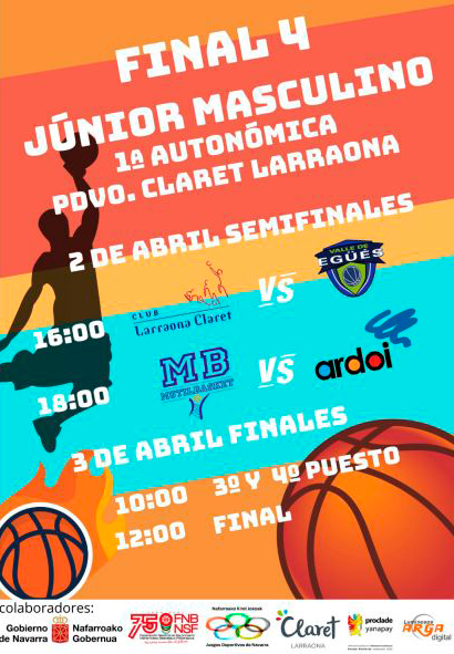 Larraona acoger&aacute; la Final Junior Masculina de Primera Auton&oacute;mica