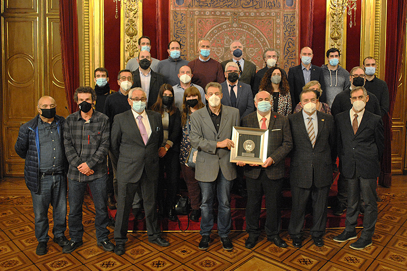 Recepci&oacute;n del Gobierno de Navarra a la Federaci&oacute;n Navarra de Baloncesto