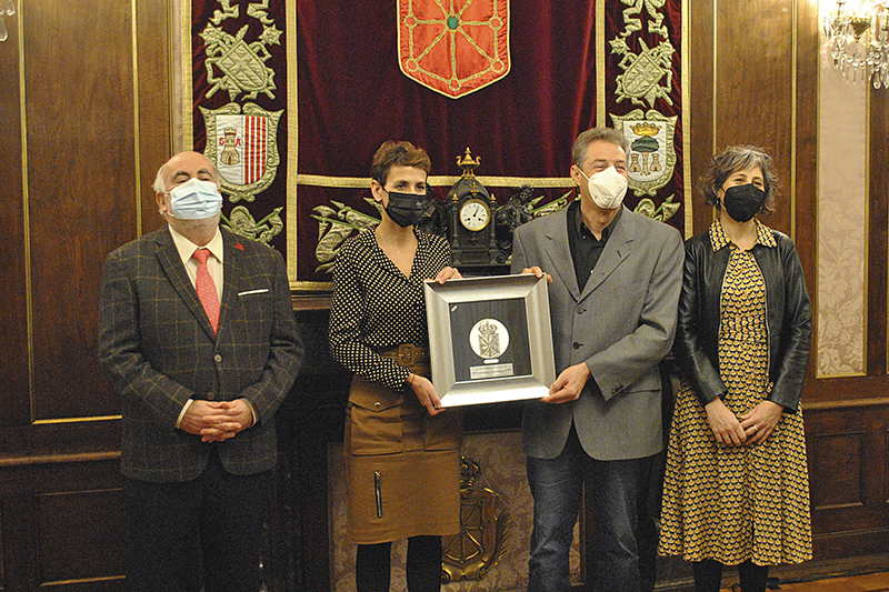 Recepción del Gobierno de Navarra a la Federación Navarra de Baloncesto