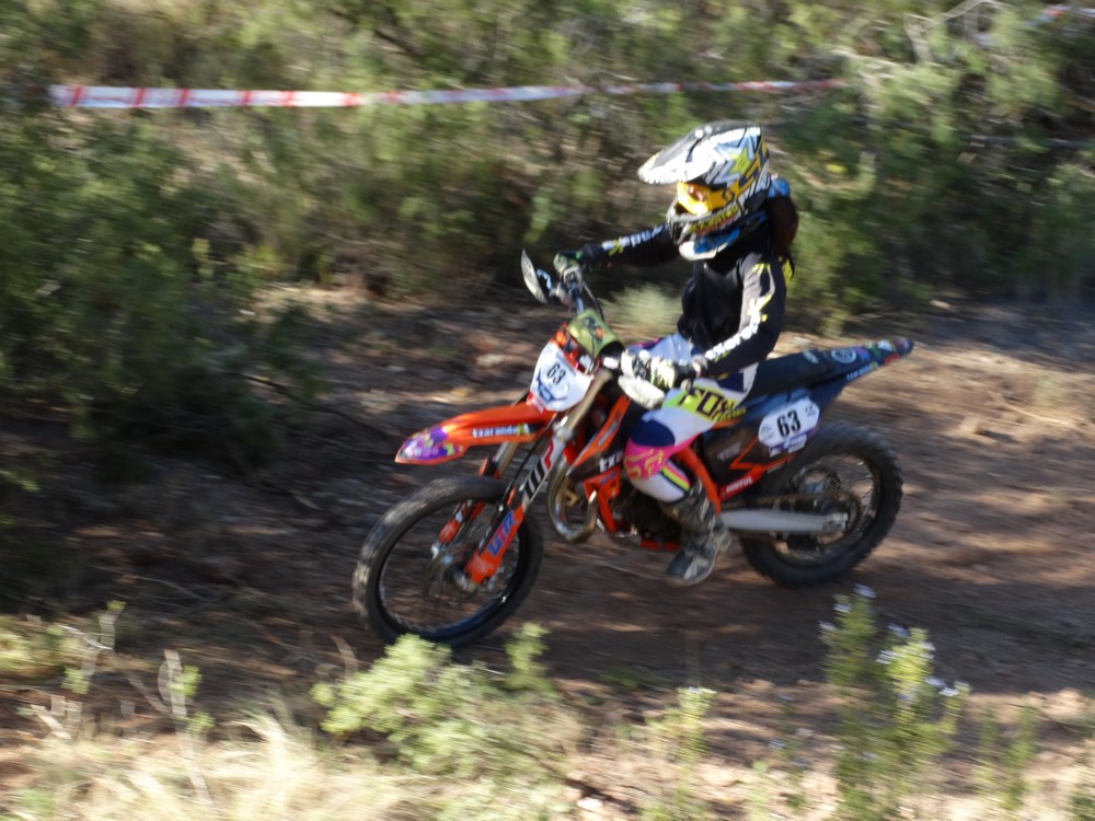 Elena Arcas podio en la Primera Prueba de la Copa de España de Enduro Infantil
