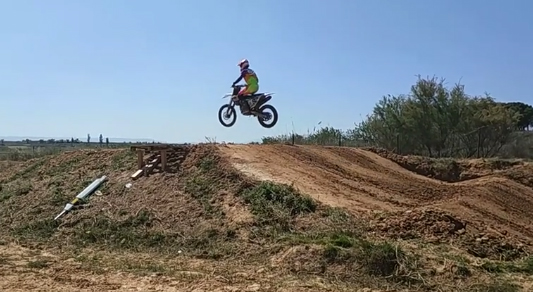 Bonitas carreras en el Motocross de Murchante