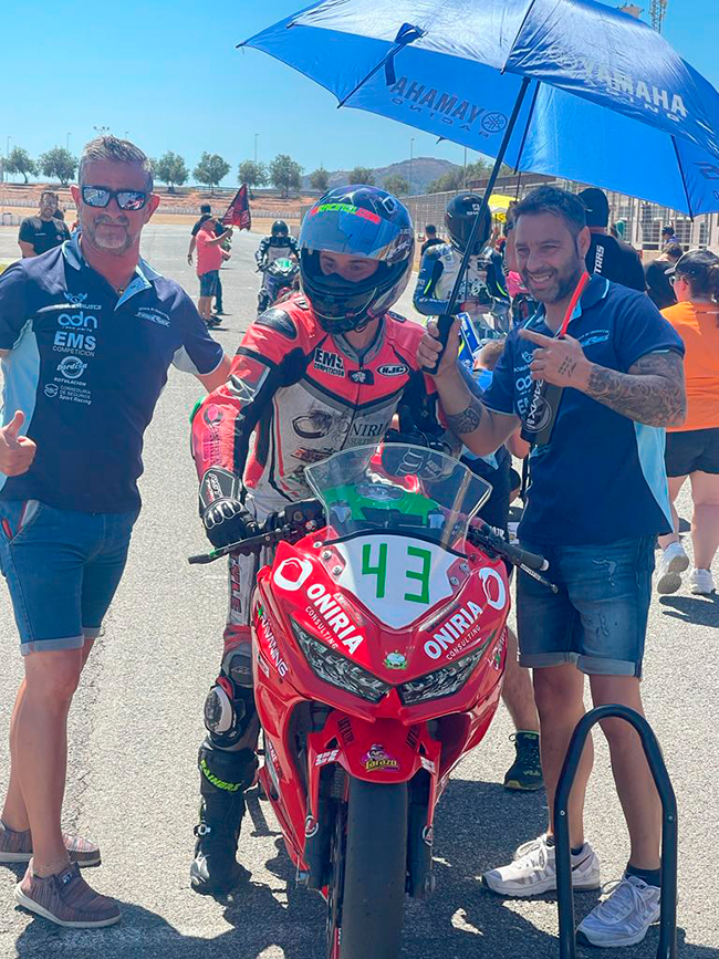 Hodei Mart&iacute;nez se sube al podio en el Circuito de Navarra