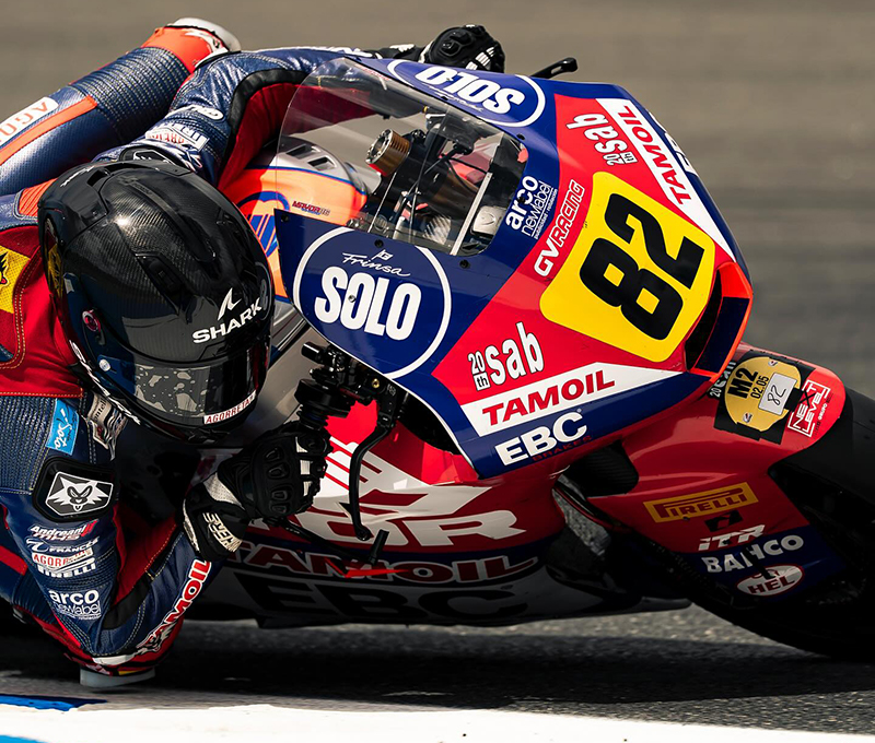 Suerte desigual para nuestros pilotos en el arranque del Campeonato de Europa de Moto 2