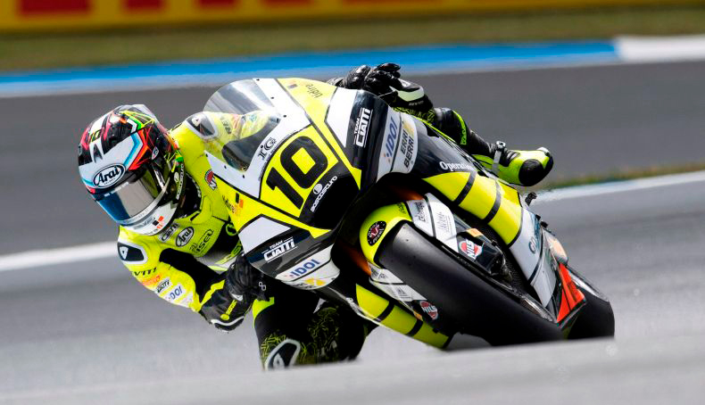 Suerte desigual para nuestros pilotos en el arranque del Campeonato de Europa de Moto 2