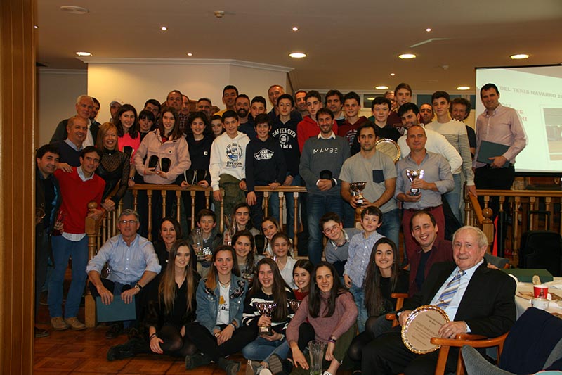 El Club Tenis Pamplona acogi&oacute; la Gala del Tenis Navarro