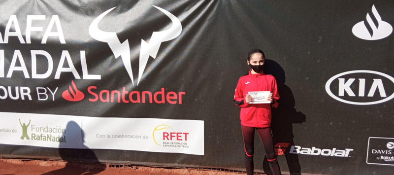 Idoia Razquin, Campeona del Rafa Nadal Tour de Barcelona