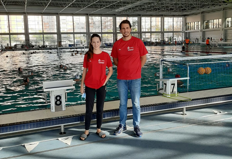 Los jóvenes waterpolistas navarros llaman a la puerta de la Selección Nacional