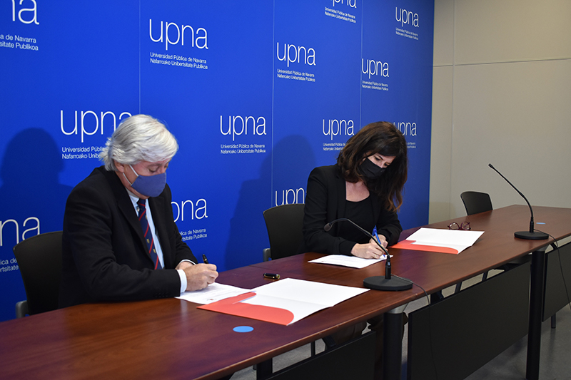 Firmado el Convenio con la UPNA