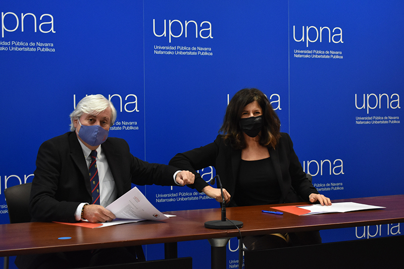 Firmado el Convenio con la UPNA