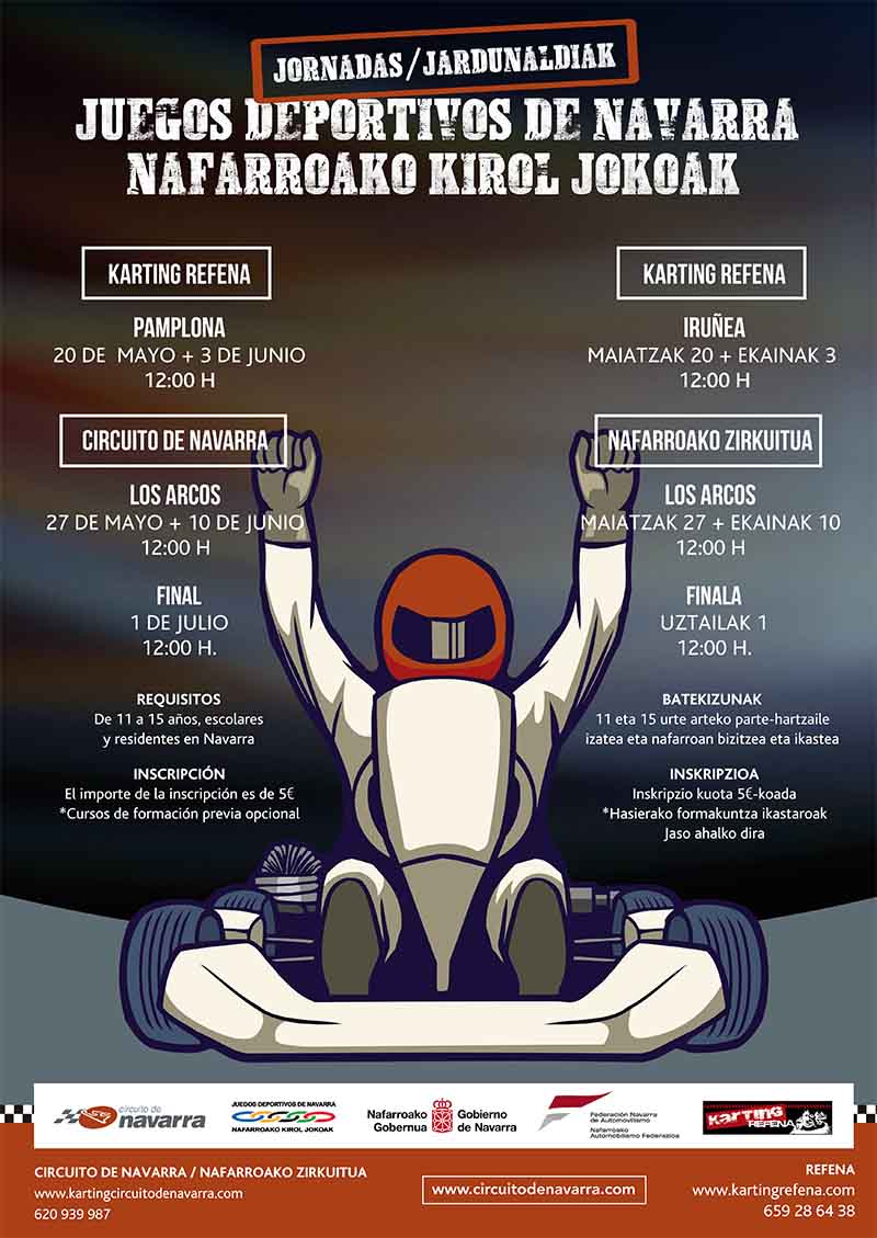 Los Juegos Deportivos sacan de los boxes al Karting