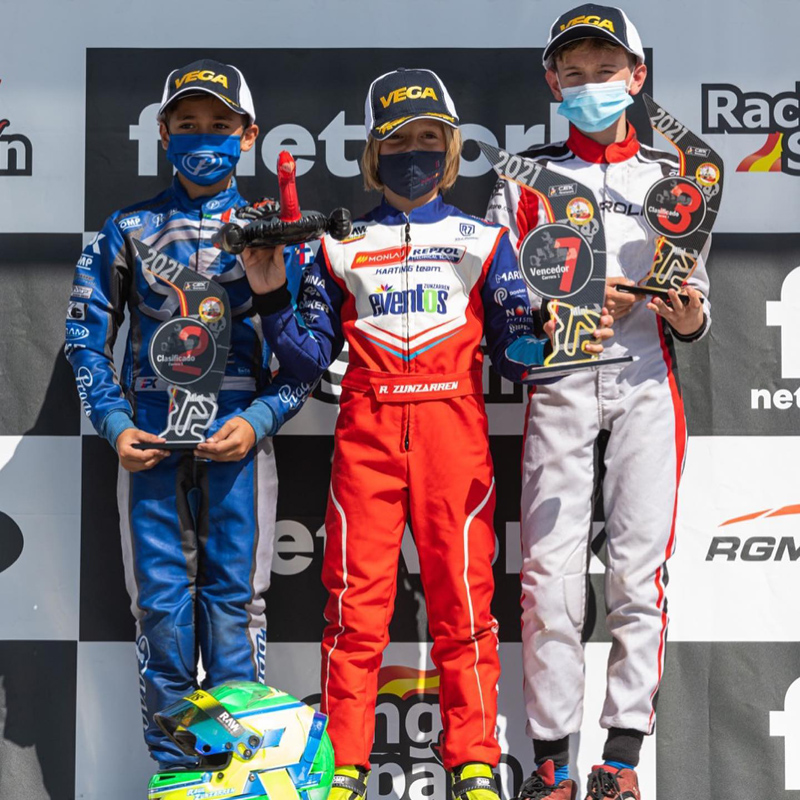 El navarro Ra&uacute;l Zunzarren, Campe&oacute;n de Espa&ntilde;a de Karting