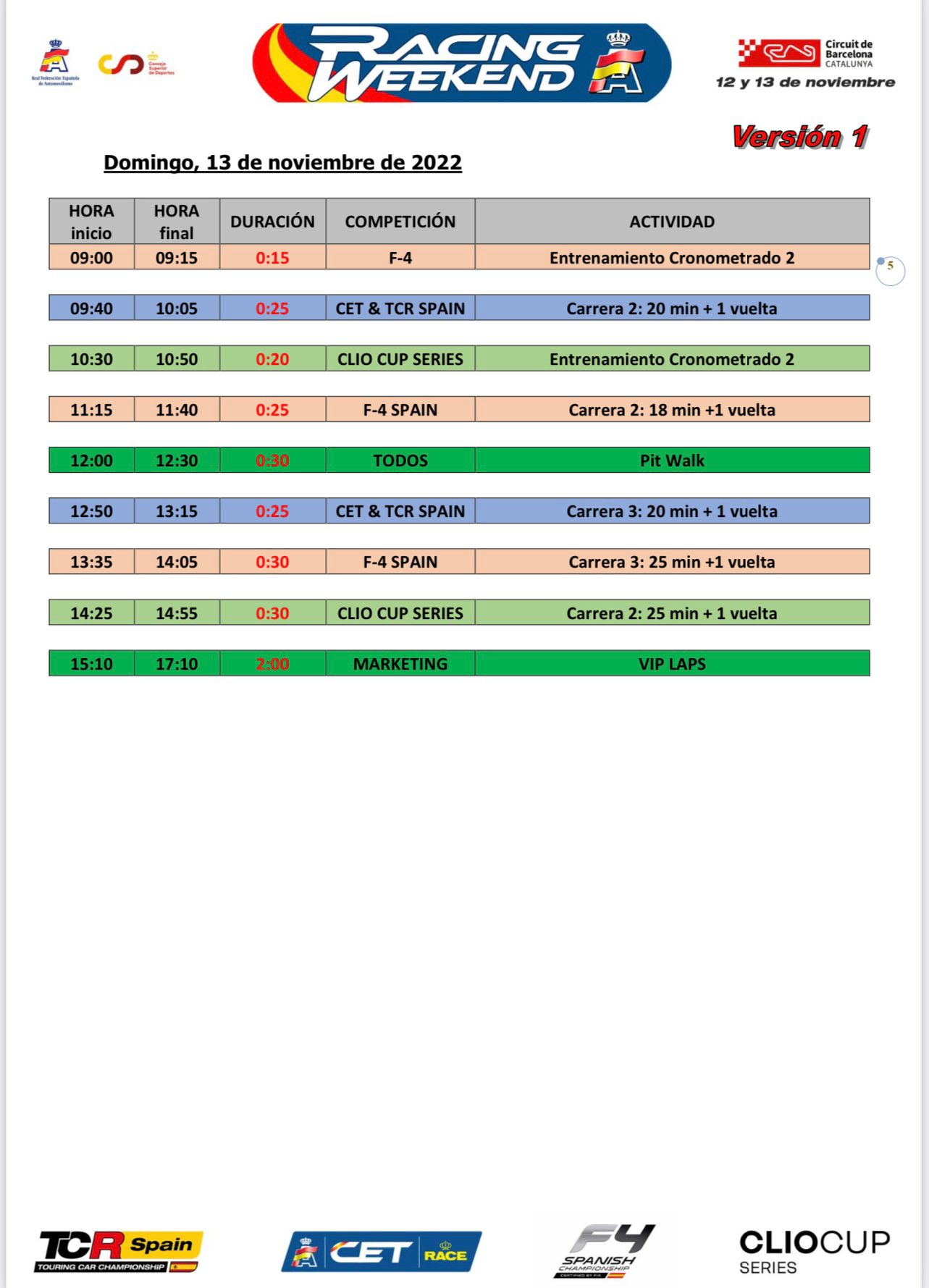 Erik Zabala, a por el título en Montmeló (12 y 13 de noviembre)