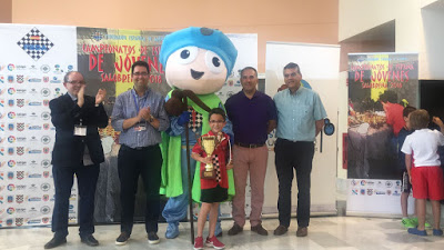 Javier Habans, bicampe&oacute;n de Espa&ntilde;a Sub 10