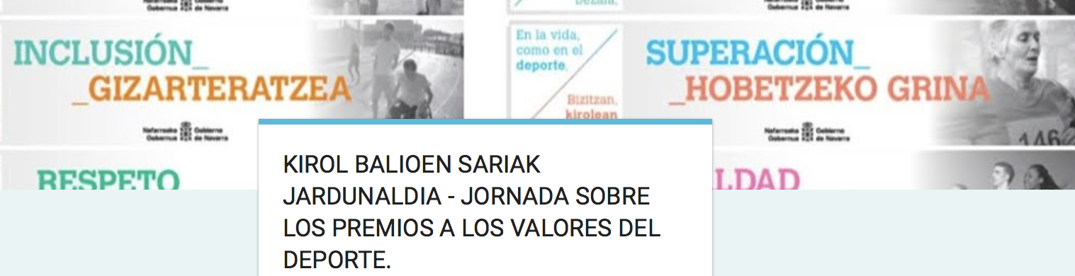 Jornada de los Premios a los Valores del Deporte