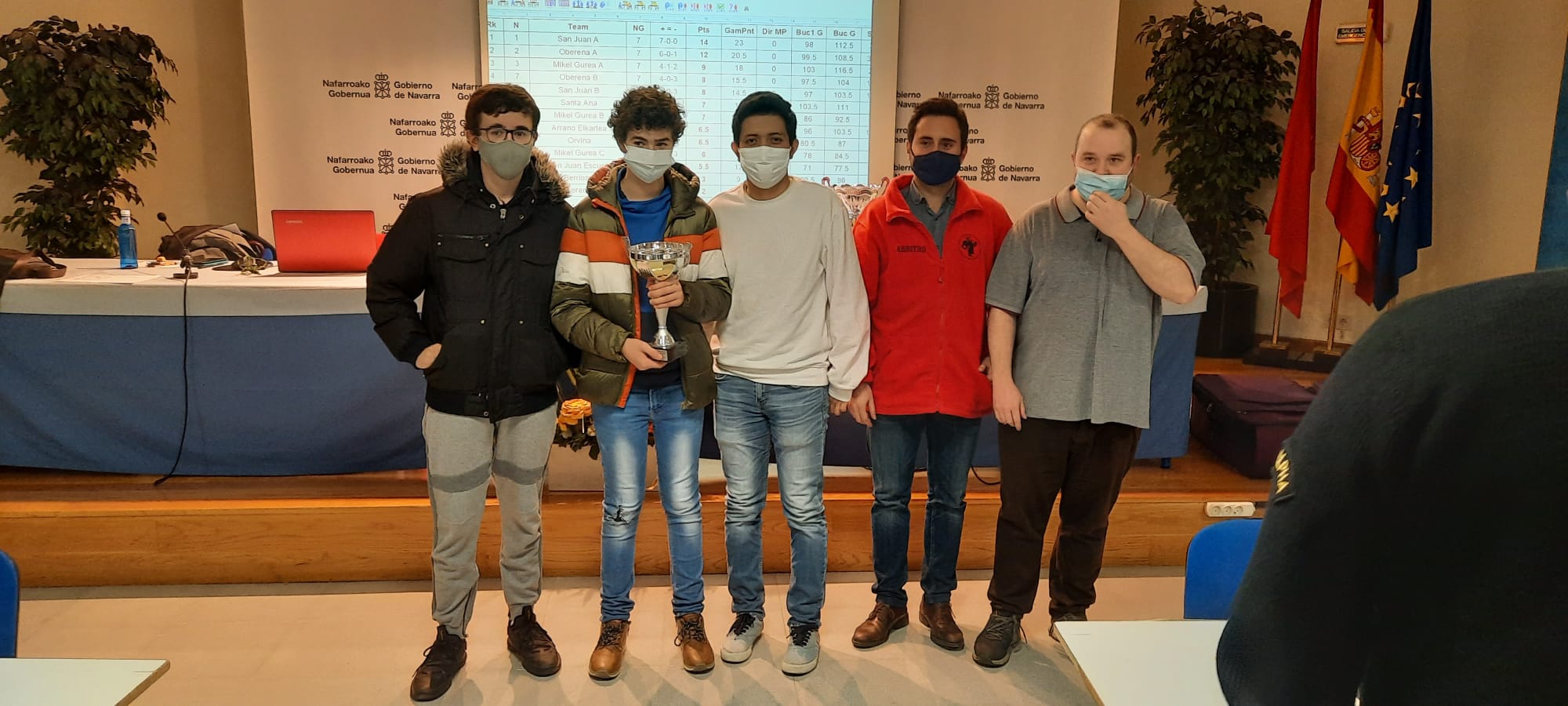 San Juan A, campeón de Ajedrez Rápido por Equipos