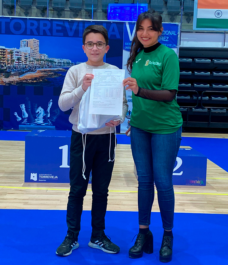 Javier Habans logra su primera norma de Maestro Internacional