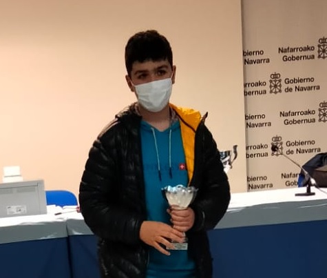 Javier Lizuáin Toni, campeón navarro de ajedrez de 25 minutos