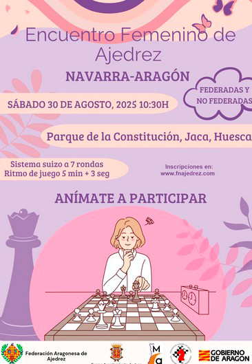 Encuentro Femenino de Ajedrez entre Navarra y Arag&oacute;n