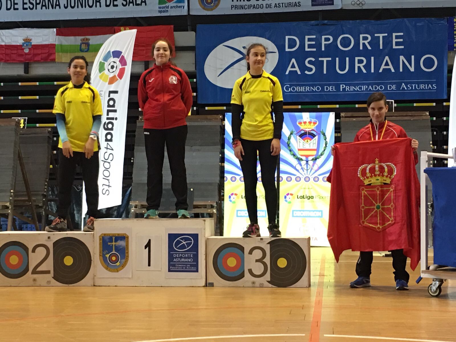 Bronce por equipos para Navarra en el Campeonato de España de Sala