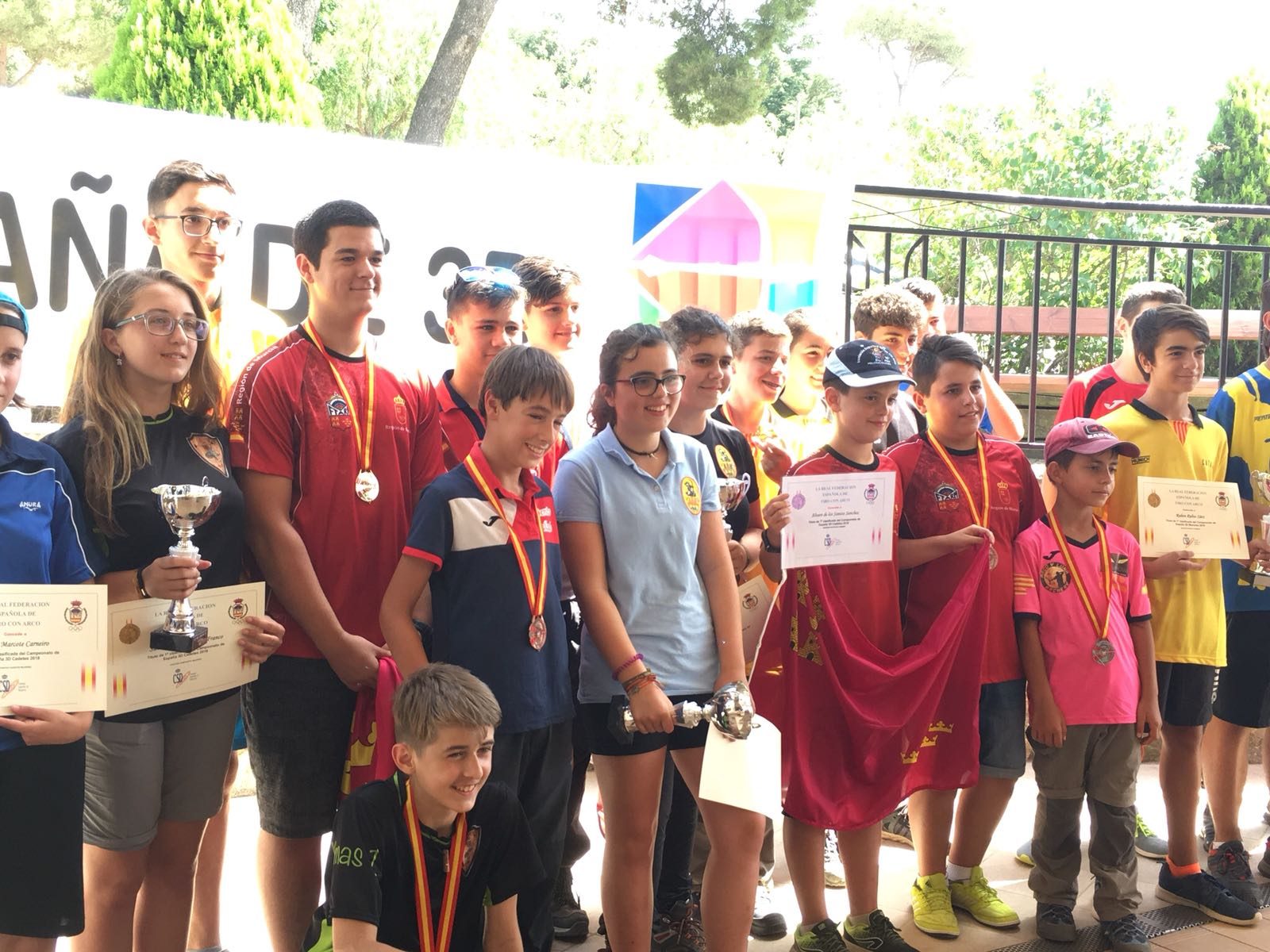 Cuatro medallas para Navarra en el Campeonato de España 3D para cadetes y menores