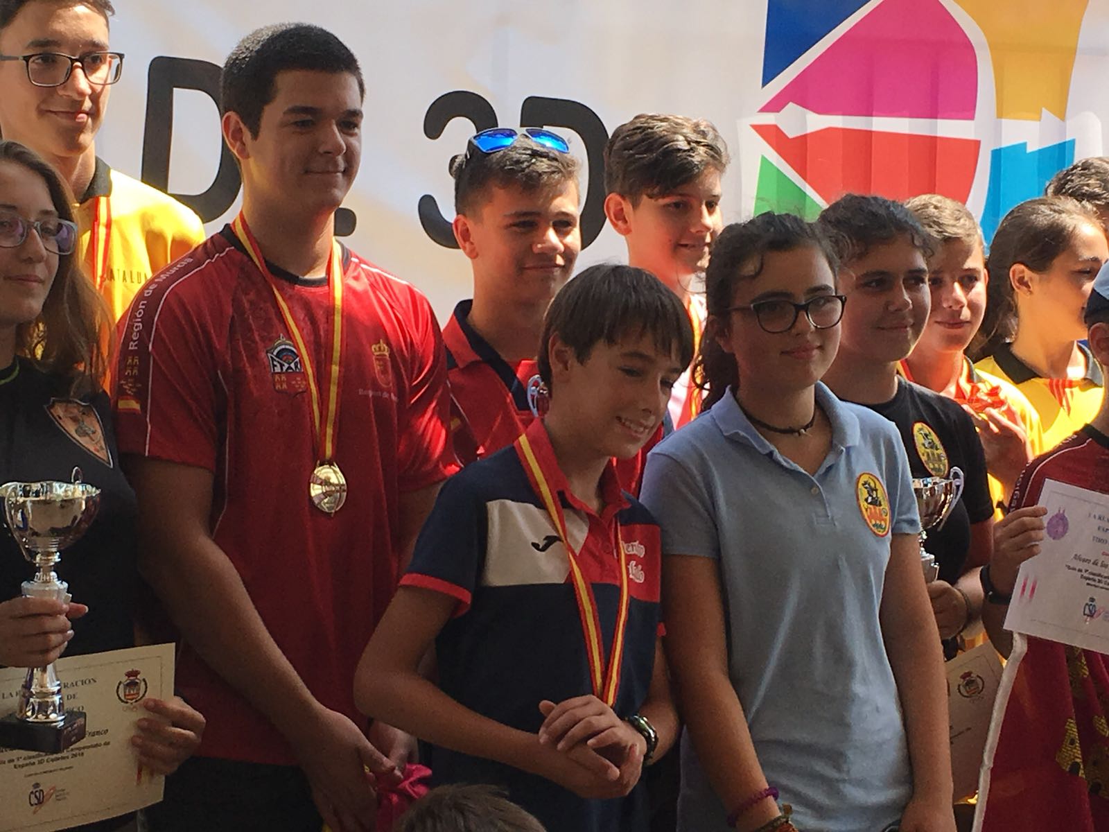 Cuatro medallas para Navarra en el Campeonato de España 3D para cadetes y menores