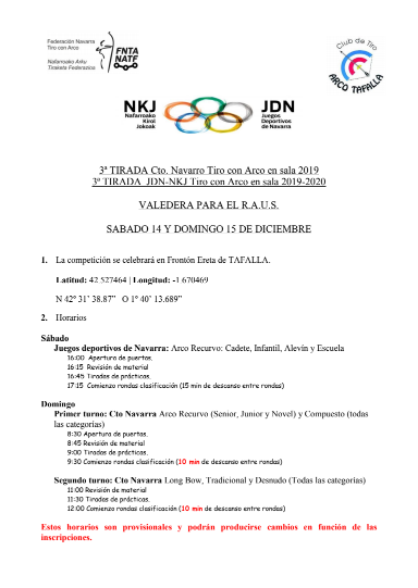 Circular 3&ordf; Tirada Cto Navarro y JDN en Sala 2020