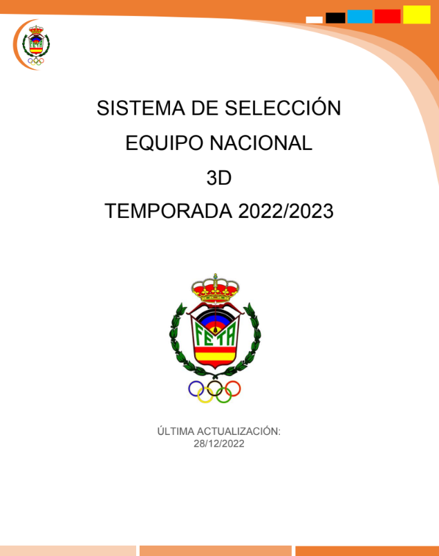 CRITERIOS RFETA CAMPO, 3D, ADAPTADO Y U21-U18
