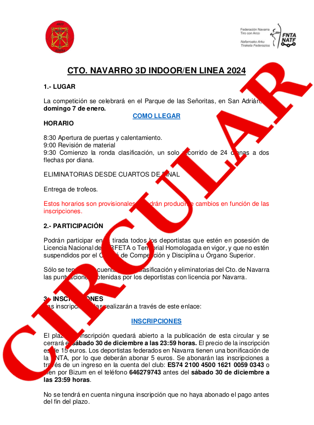Cto NAVARRO 3D INDOOR/LINEA 2024