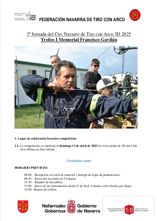 CIRCULAR 3&ordf; Tirada Cto Navarro 3D MEMORIAL FRANCISCO GAVILAN