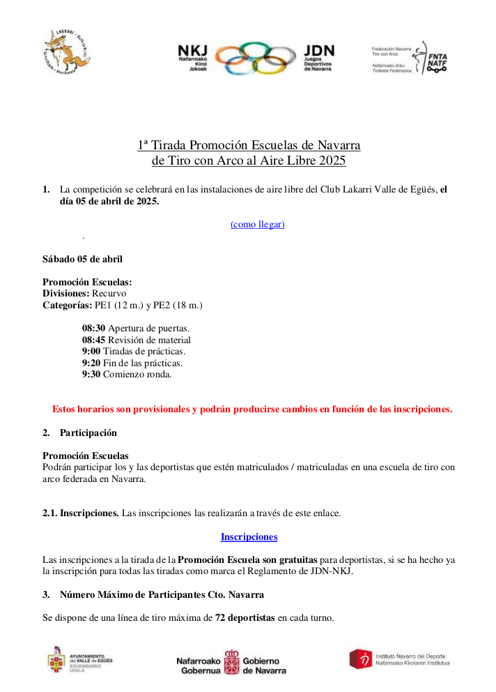1&ordf; Jornada Promoci&oacute;n Aire Libre 2025-1.Jaurtialdia Promozioaren Aire Libreko 2025