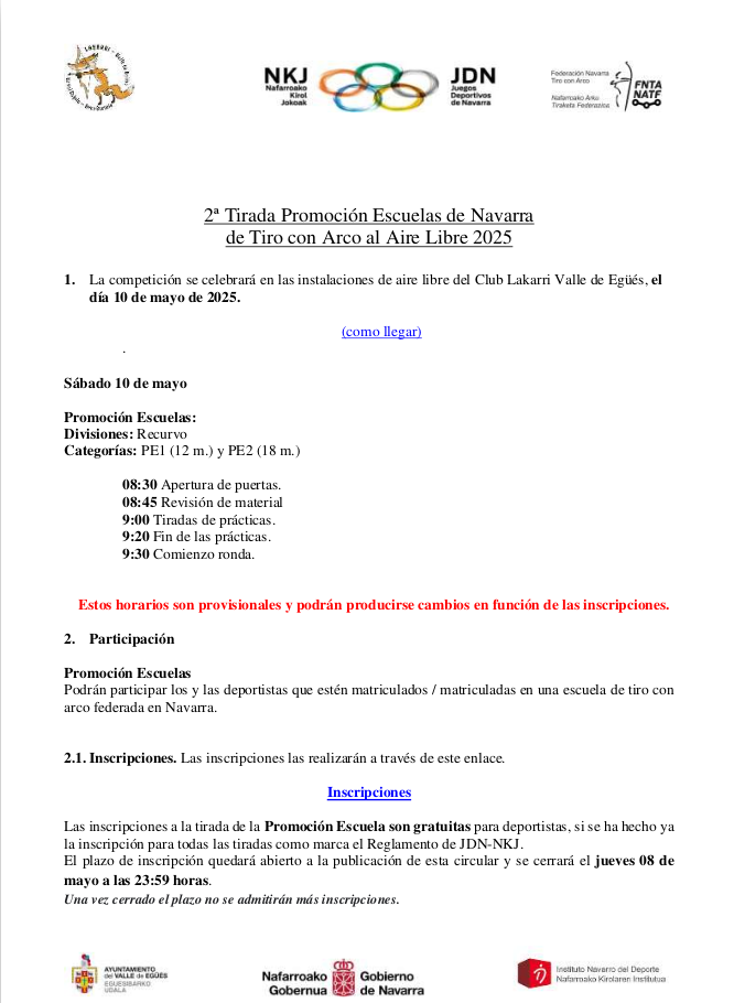 2&ordf; Jornada Promoci&oacute;n Aire Libre 2025-2.Jaurtialdia Promozioaren Aire Libreko 2025