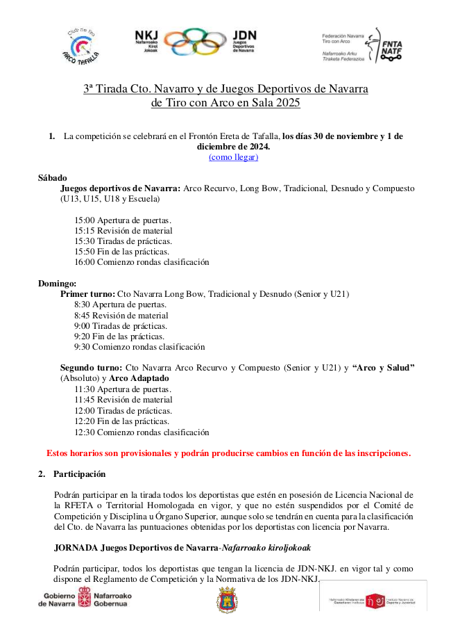 CIRCULAR 3&ordf; Tirada Cto Navarro  y JDN en SALA 2025