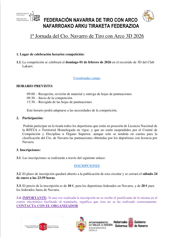 CIRCULAR 1&ordf; Tirada Cto Navarro 3D 2026