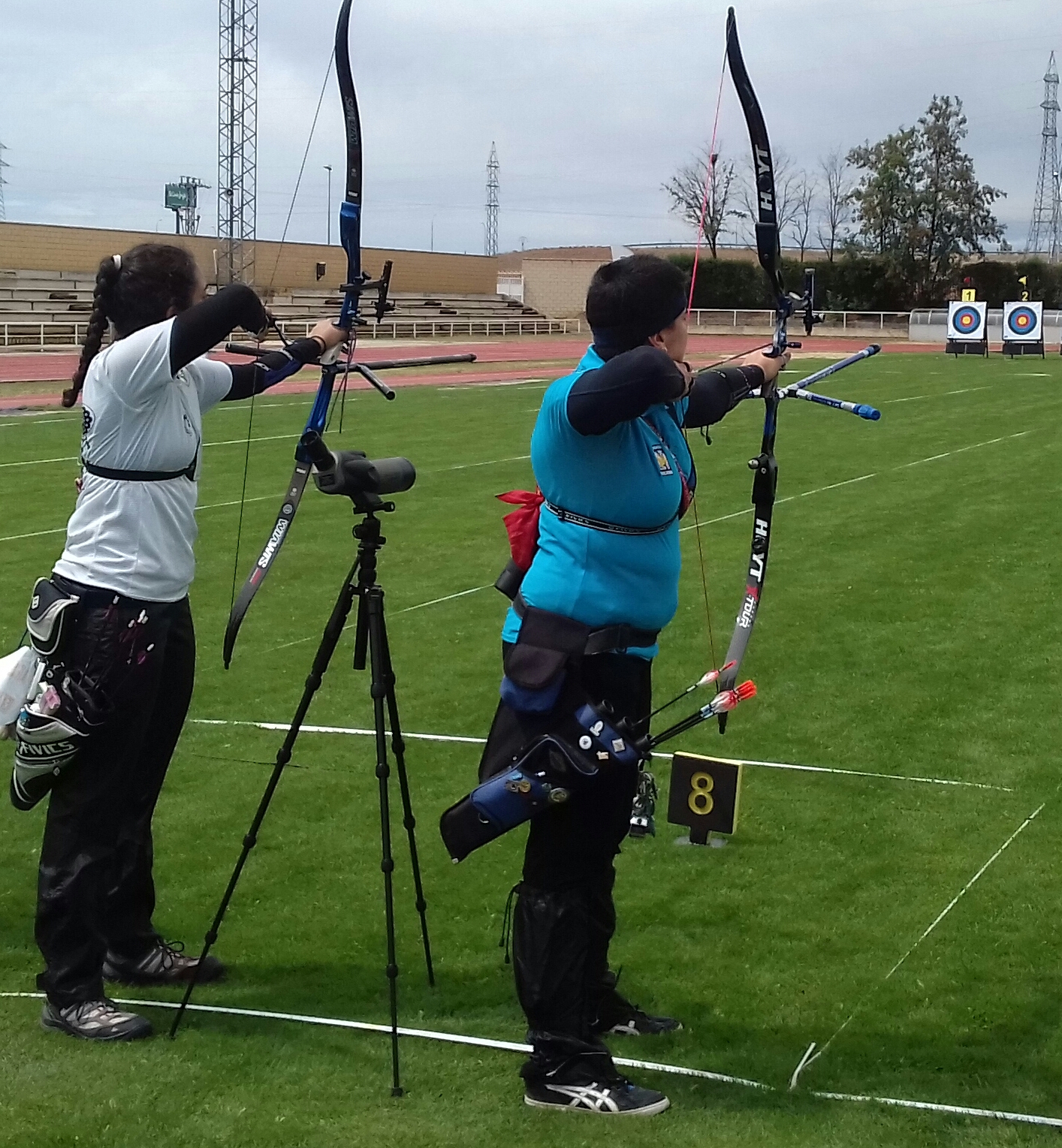 Buen fin de semana de tiro con arco para las selecciones absolutas de Navarra de Arco Recurvo y Compuesto en el Cto de Espa&ntilde;a de Aire libre disputado en Salamanca