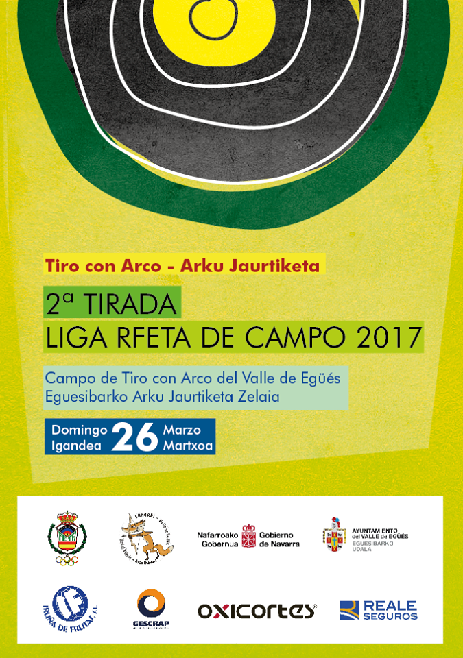2&ordf; Tirada de la Liga Nacional de CAMPO de Tiro con Arco