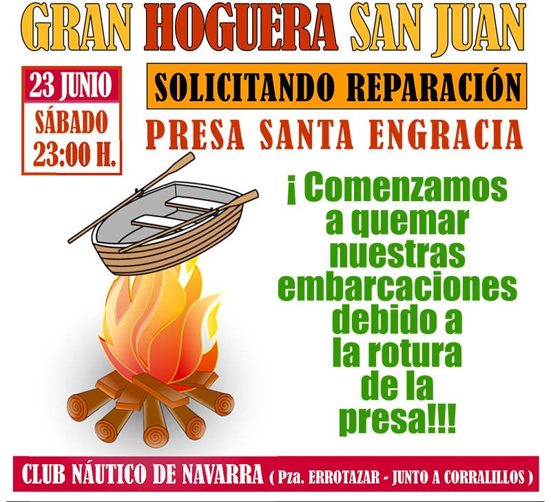 El Club N&aacute;utico Navarra quema sus naves