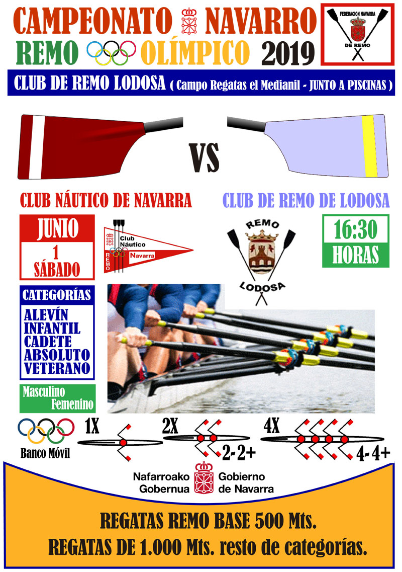 Campeonato Navarro de Remo Ol&iacute;mpico en Lodosa