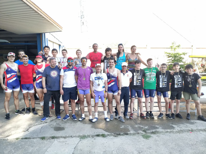 Las altas temperaturas acompa&ntilde;aron el Campeonato Navarro de Remo ol&iacute;mpico
