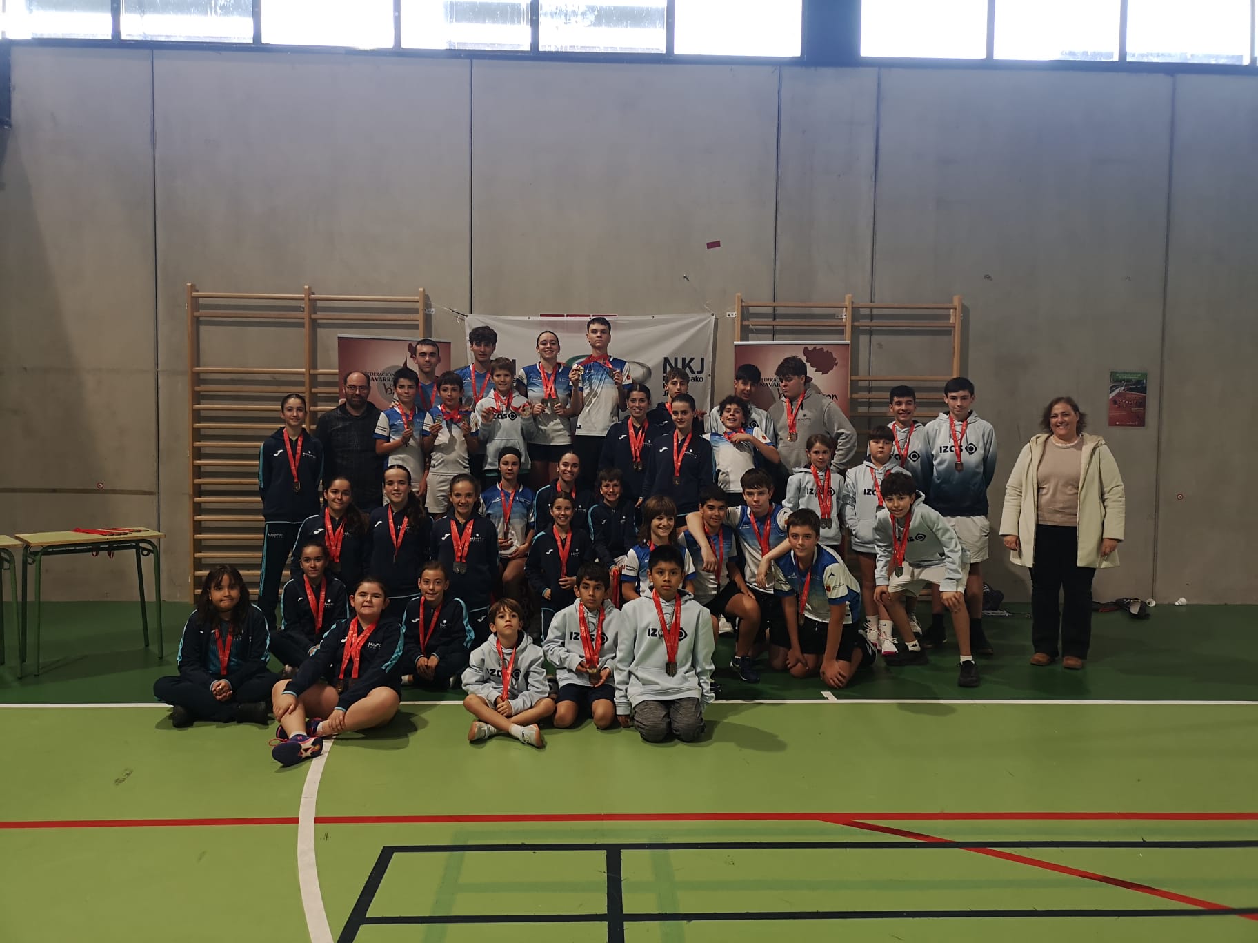 Estella fue testigo de la jornada final de los Juegos Deportivos de Navarra
