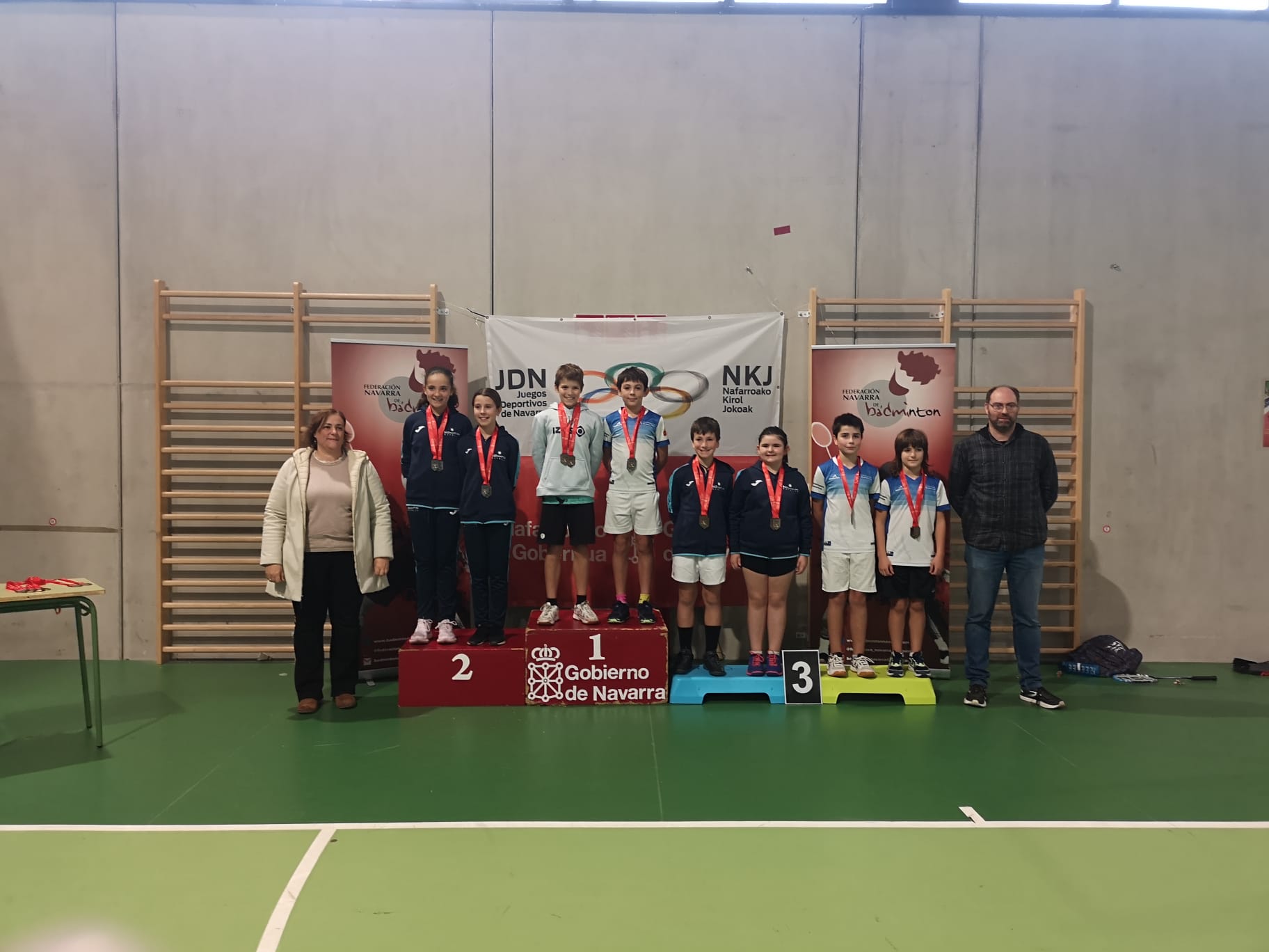 Estella fue testigo de la jornada final de los Juegos Deportivos de Navarra