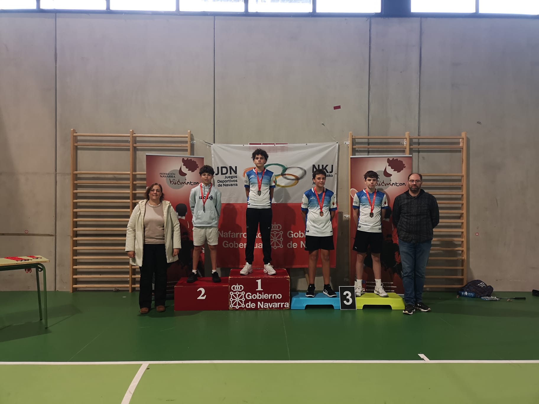 Estella fue testigo de la jornada final de los Juegos Deportivos de Navarra