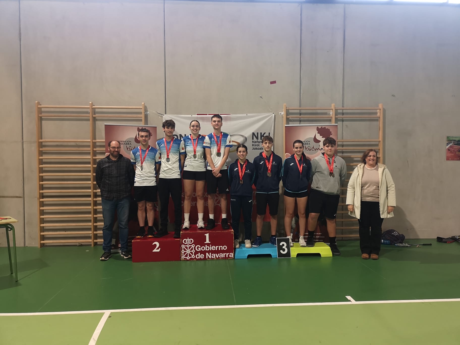 Estella fue testigo de la jornada final de los Juegos Deportivos de Navarra