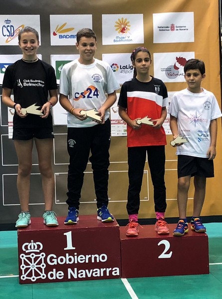 Cuatro medallas navarras en el Master Sub 13 y Sub 17 de Estella